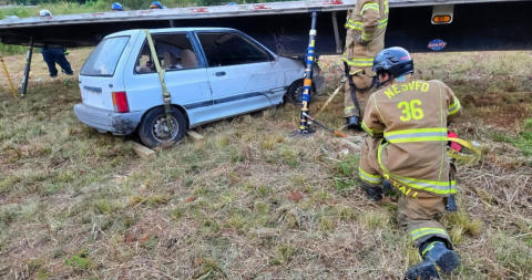 On September 15th 2025, Four members from Station 36 had the opportunity to train with the Madison-Rockingham Rescue Squad.