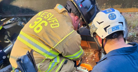 On September 15th 2025, Four members from Station 36 had the opportunity to train with the Madison-Rockingham Rescue Squad.