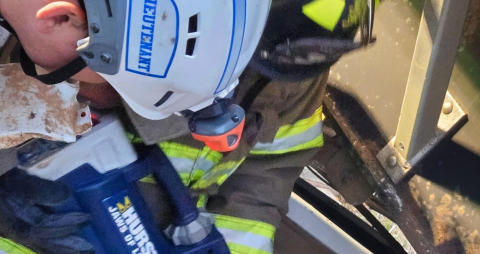 On September 15th 2025, Four members from Station 36 had the opportunity to train with the Madison-Rockingham Rescue Squad.