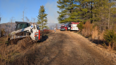 Jan. 7th 2026 Station 36 responded to a  Grass/Woods Fire