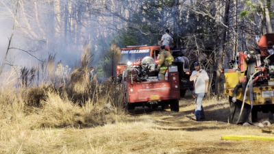 Jan. 7th 2026 Station 36 responded to a  Grass/Woods Fire