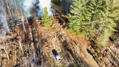 Jan. 7th 2026 Station 36 responded to a  Grass/Woods Fire