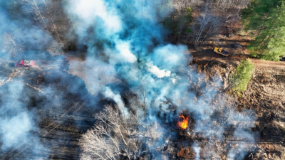 Jan. 7th 2026 Station 36 responded to a  Grass/Woods Fire