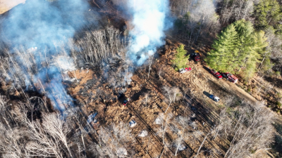 Jan. 7th 2026 Station 36 responded to a  Grass/Woods Fire