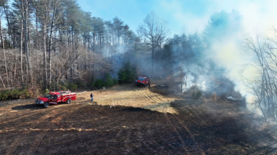Jan. 7th 2026 Station 36 responded to a  Grass/Woods Fire