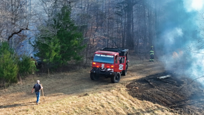 Jan. 7th 2026 Station 36 responded to a  Grass/Woods Fire