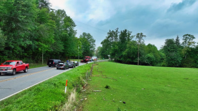 On August 2, 2026, at 4:23 PM, Station 36 and Stokes County EMS were dispatched to the1500 block of Highway 770 for a motor vehicle collision.