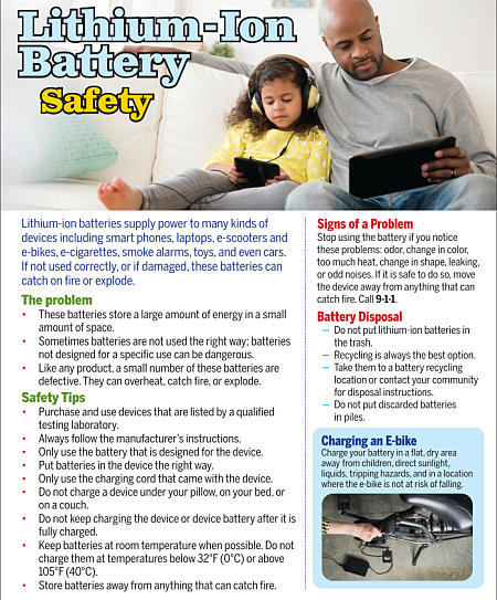 Lithium Ion Battery safety