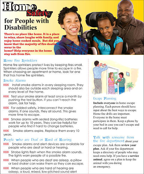 Home safety with disabilites